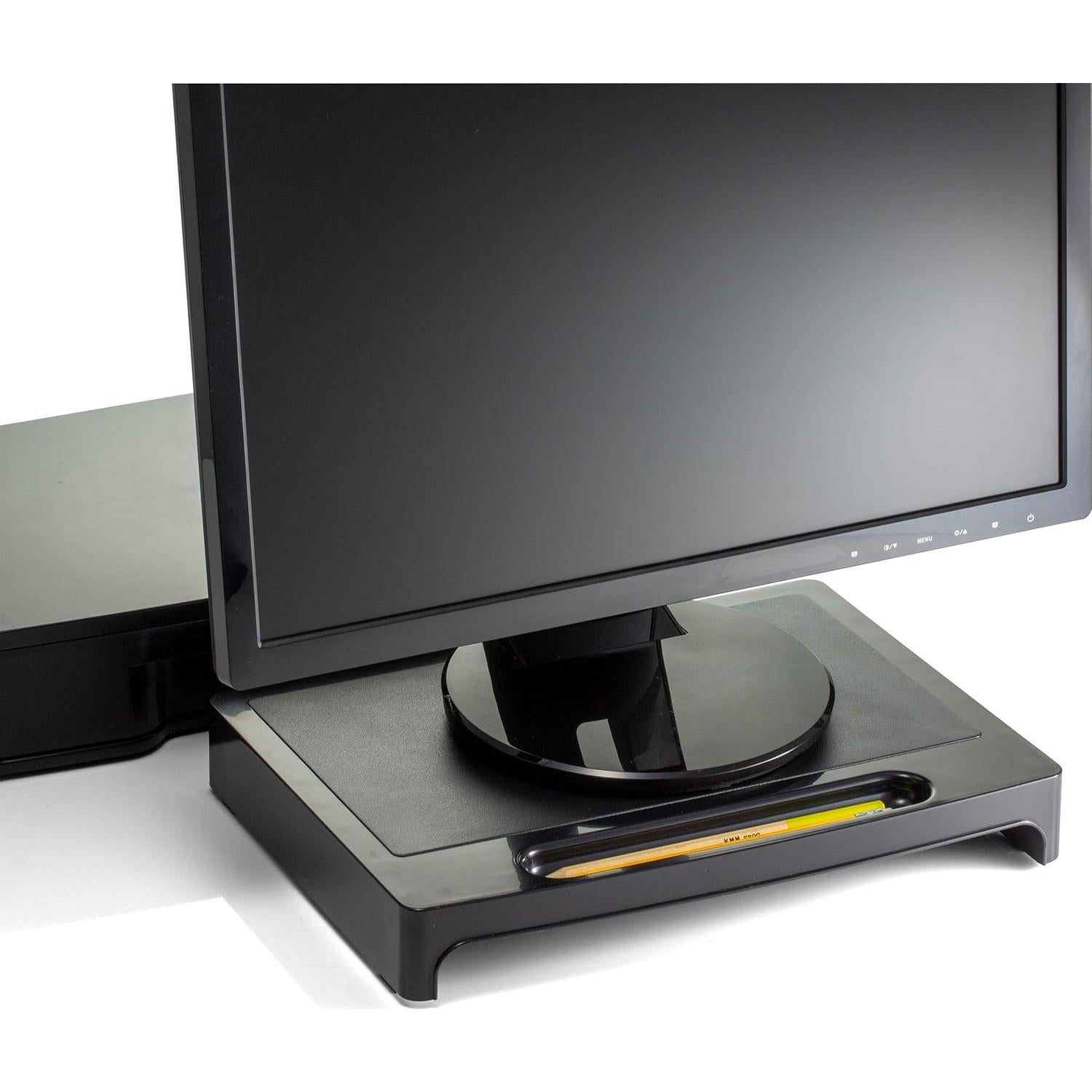 Soporte de Monitor Officemate 22502 con Cajón Negro 33.34x25.08cm