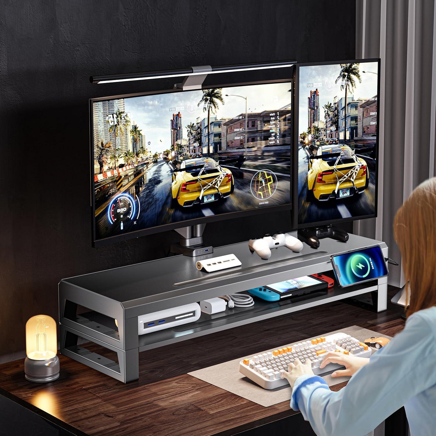 Soporte Elevador para Monitor Geckostroll 54.86 cm Ergonomico