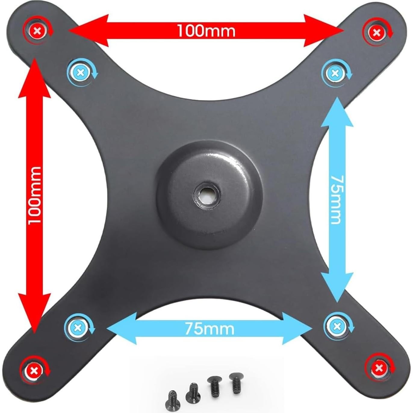 Soporte de Monitor Portátil Kado Tripode Metal 360° Ajustable