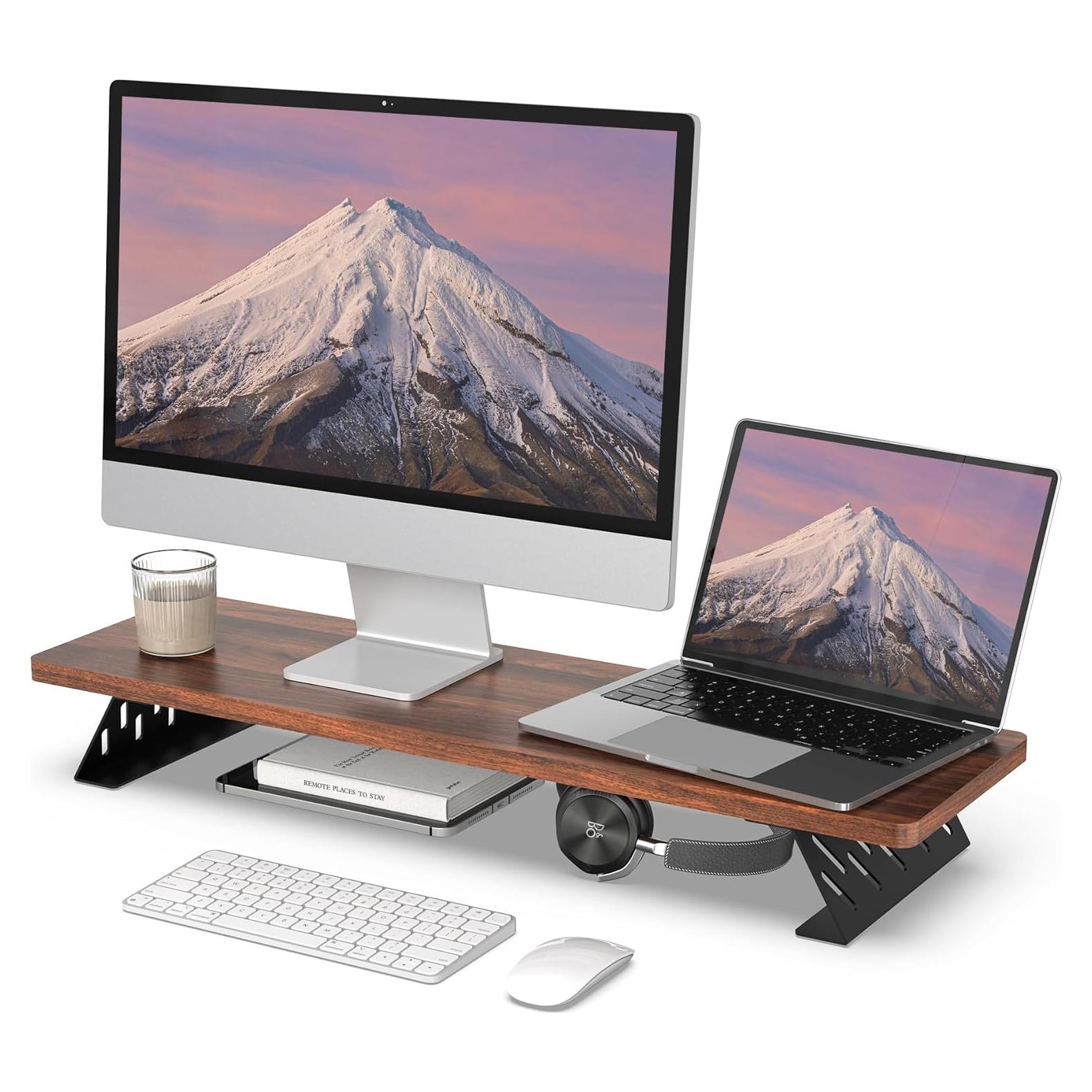 Soporte para Monitor Fenge 108x23.37x13.72 cm, Elevador de Escritorio