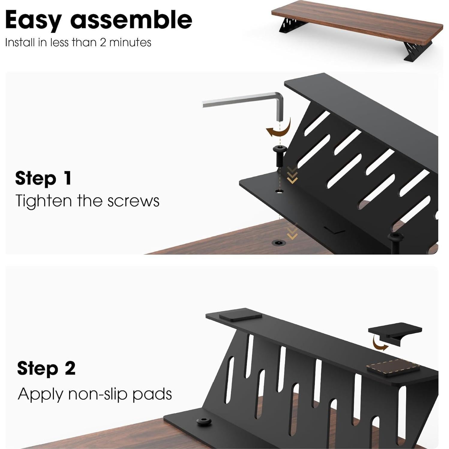 Soporte para Monitor Fenge 108x23.37x13.72 cm, Elevador de Escritorio