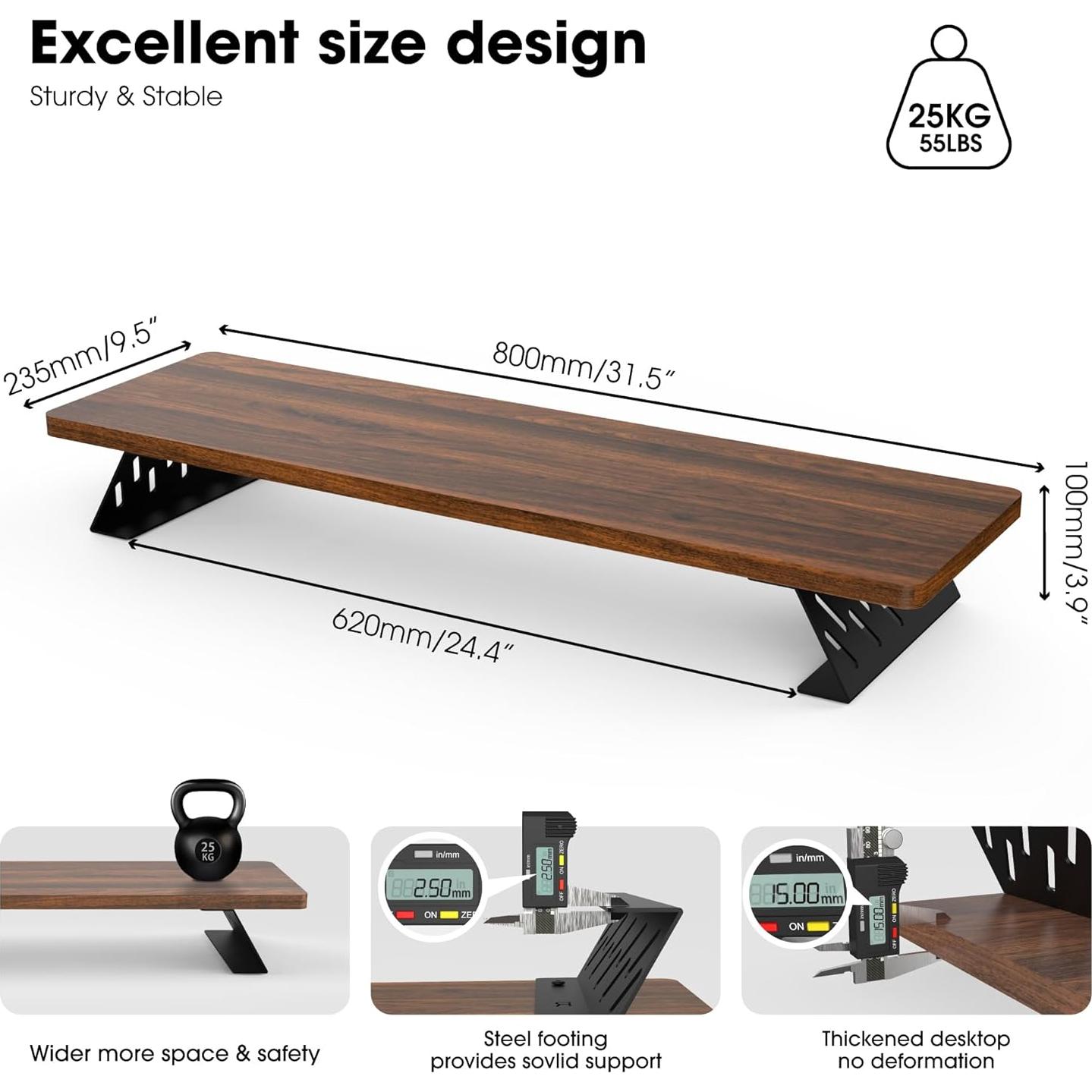 Soporte para Monitor Fenge 108x23.37x13.72 cm, Elevador de Escritorio
