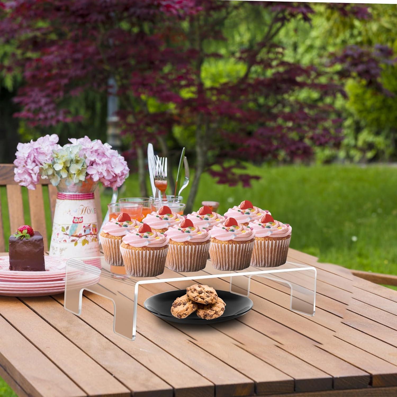 Soporte de Acrílico Transparente Jusalpha 30.48x20.32cm