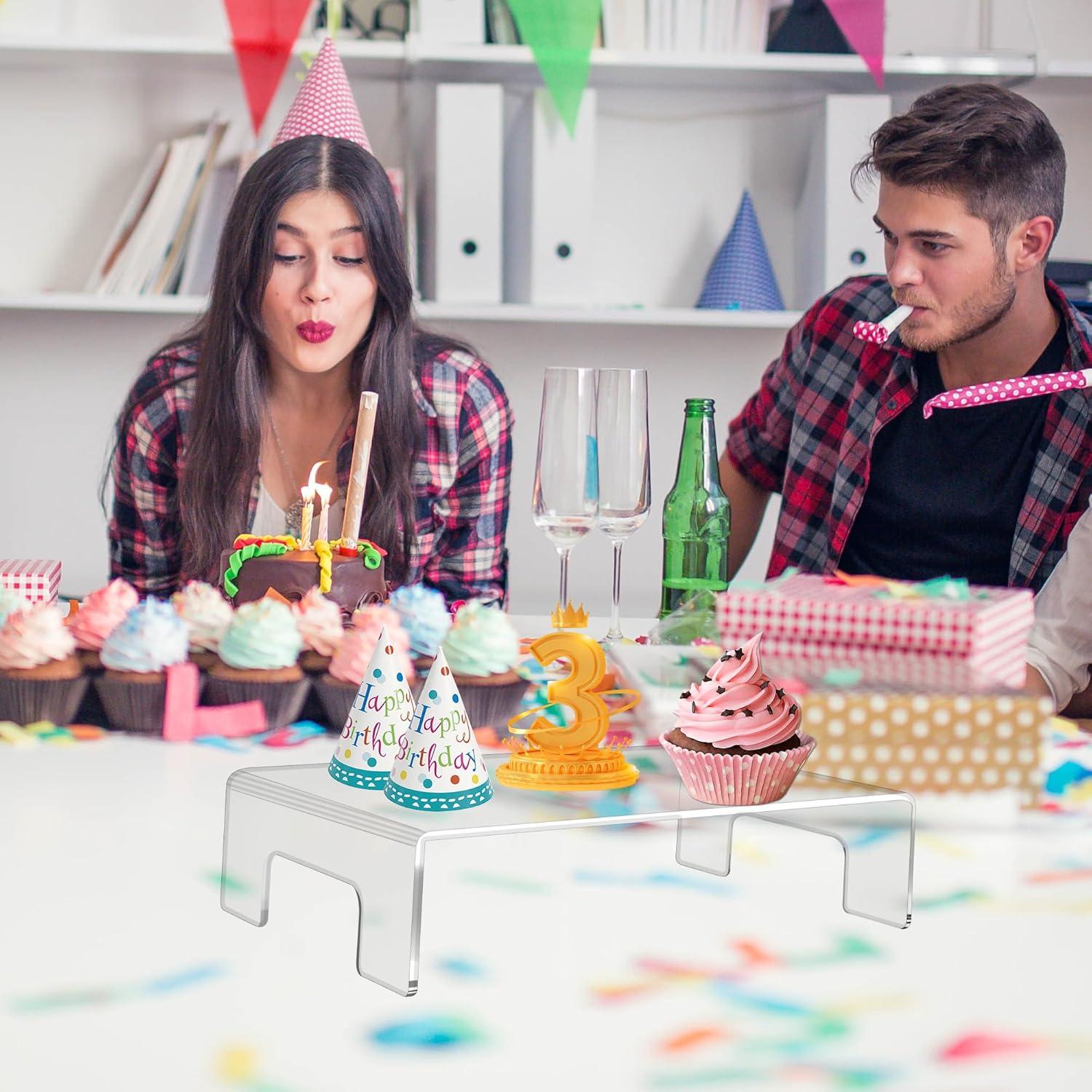 Soporte de Acrílico Transparente Jusalpha 30.48x20.32cm