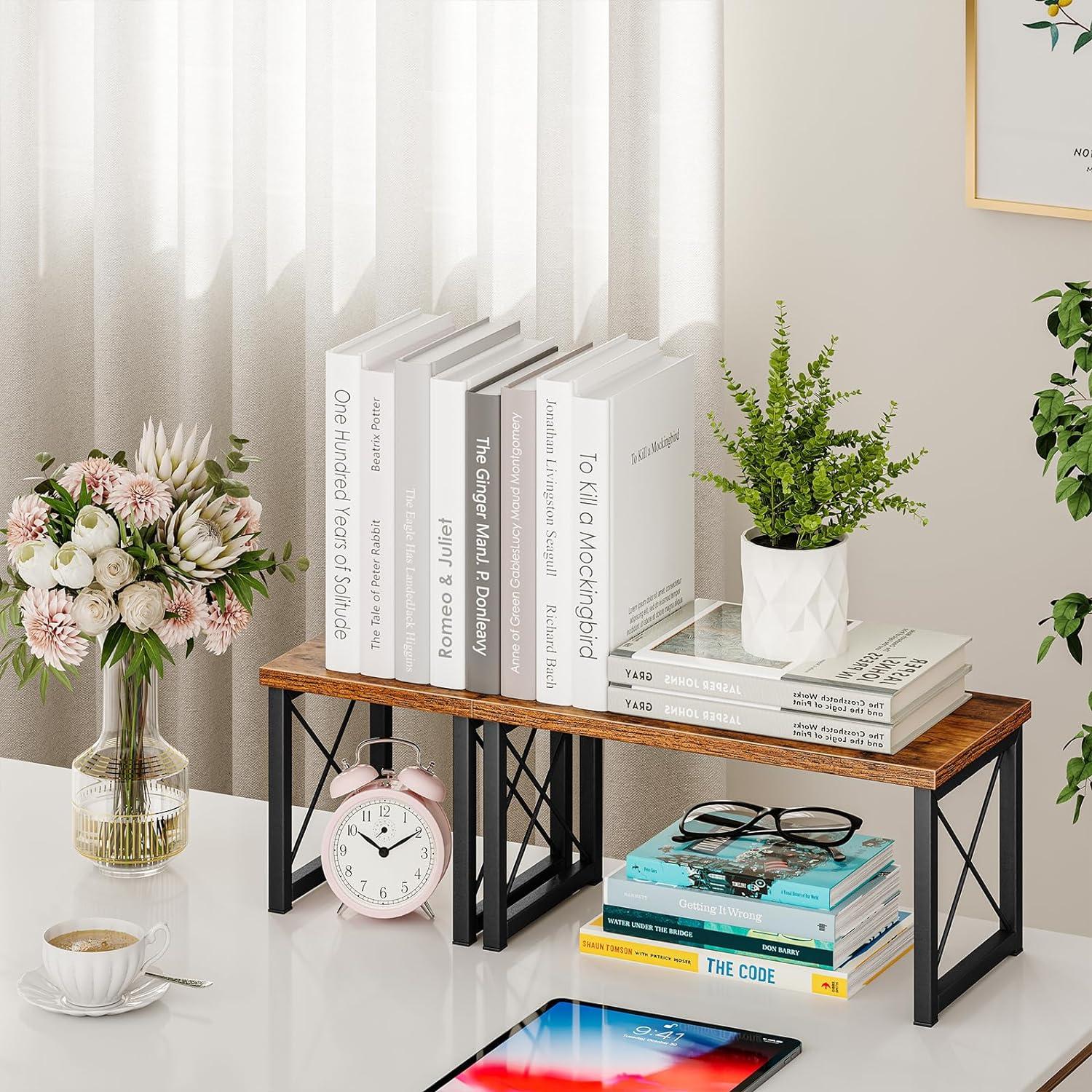 Estante de Escritorio Honiter X1, Organizador 40 cm, 2 Niveles