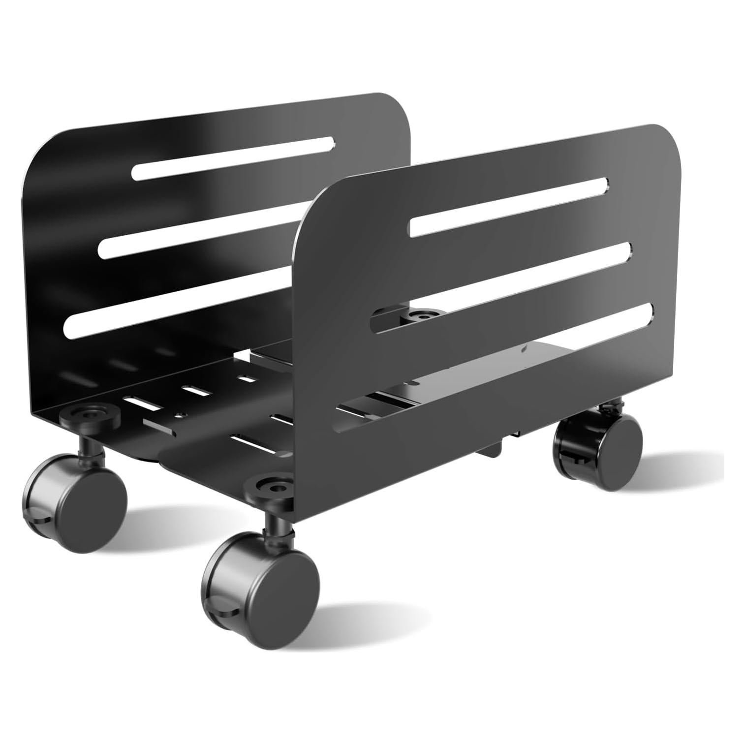 Soporte Móvil para CPU Suptek Ajustable 14-25 cm Negro