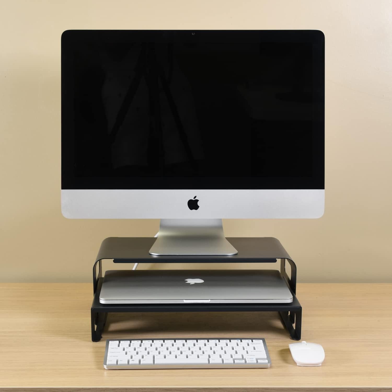 Soporte Elevador de Monitor Ergonomico AEONS 2 Niveles 40.64x24.13cm