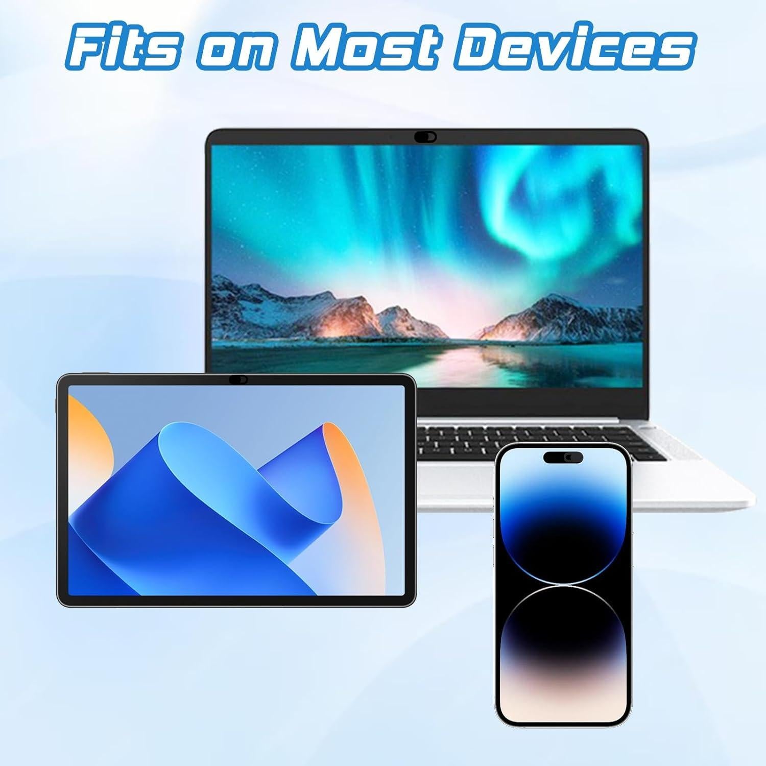 30 Piezas Cubierta de Webcam LIQWEI para Laptop y Smartphone