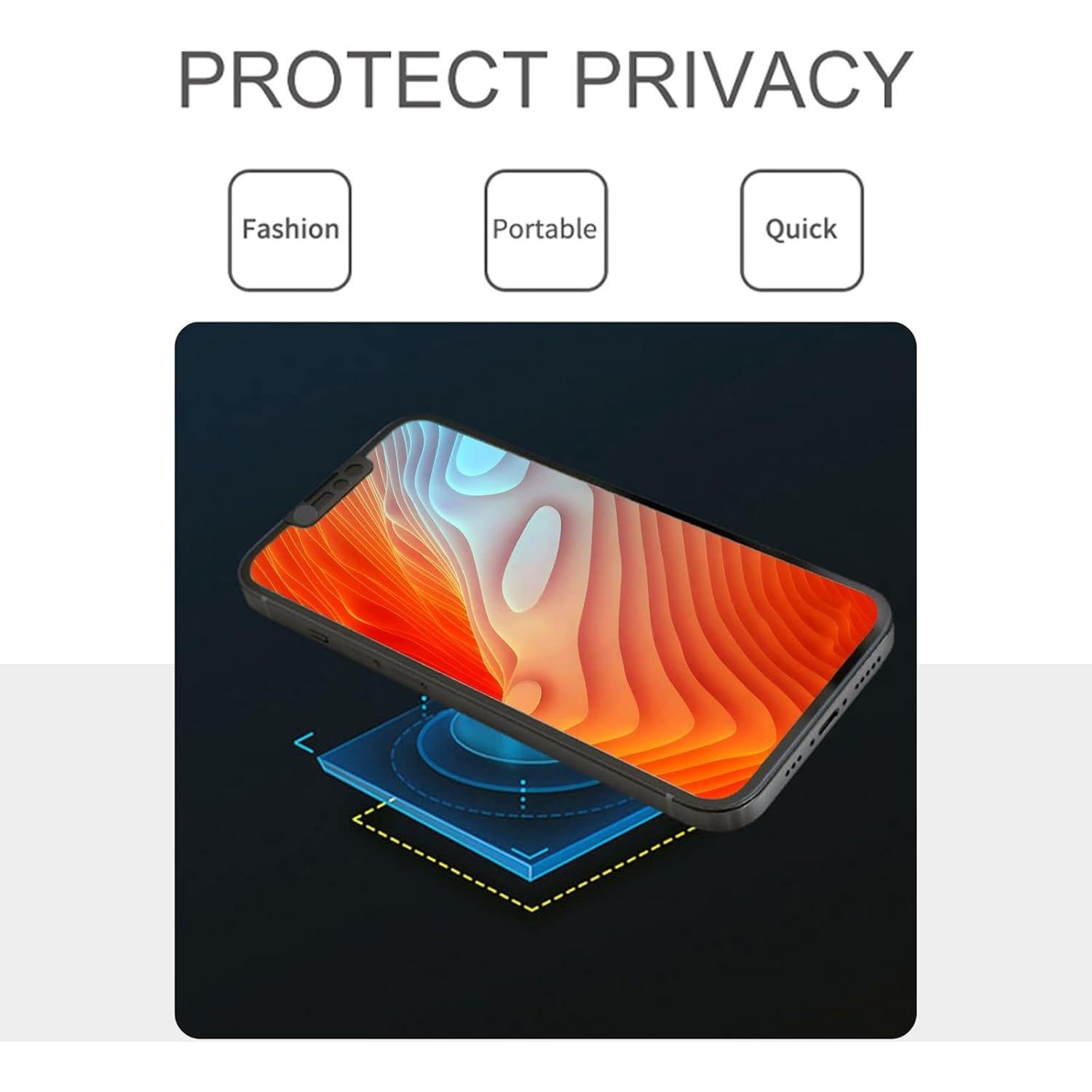 Cubierta de Cámara Frontal EYSOFT para iPhone 13 - 2 Piezas