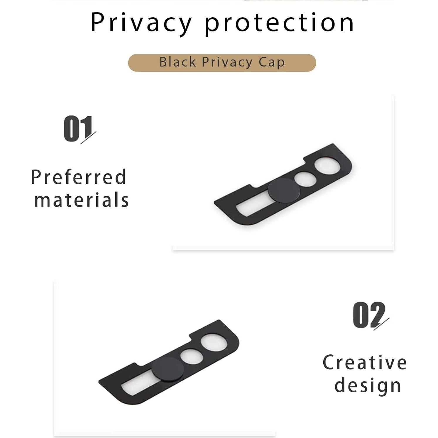 Cubierta de Cámara Frontal EYSOFT para iPhone 13 - 2 Piezas