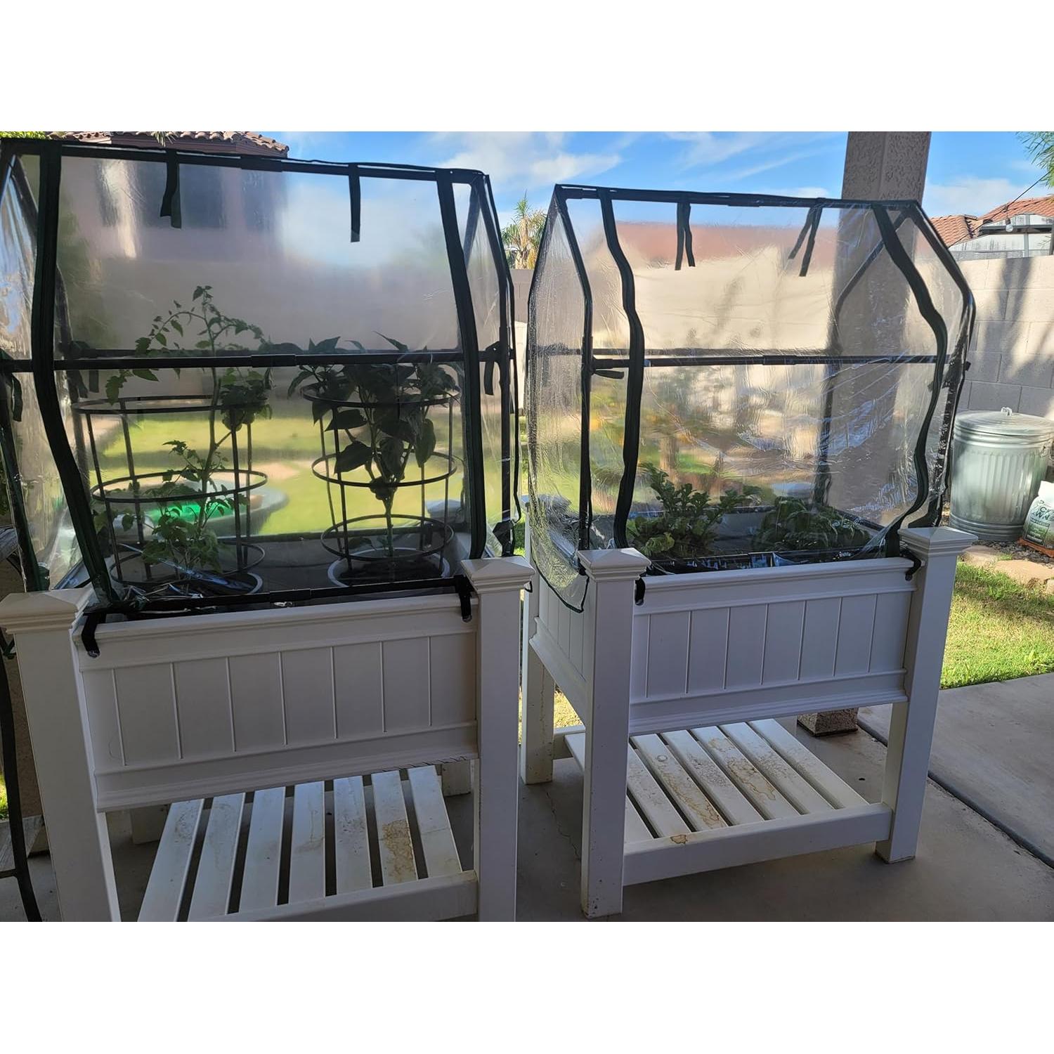 Invernadero Mini Gardzen 36x19x33 cm PVC Resistente