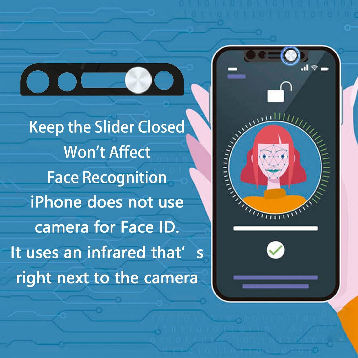 Cubierta de Cámara Frontal EYSOFT para iPhone 10-12, Plata