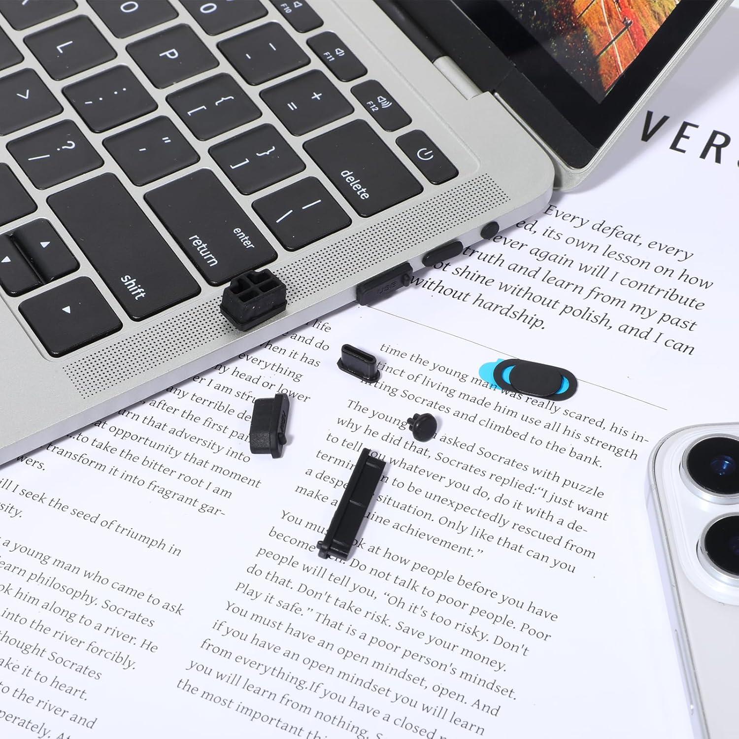 40 Piezas Cubiertas Antipolvo USB C Silicona SynHHergyx