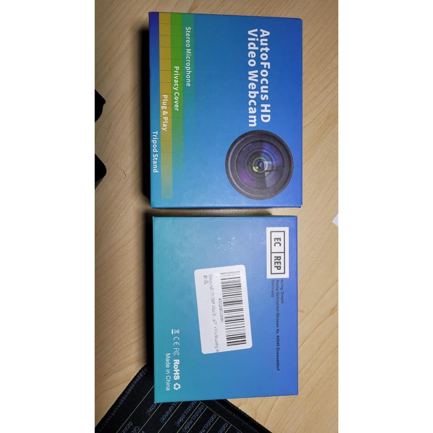 Cámara Web HD 1080P Gohero con Micrófono y Lente Gran Angular