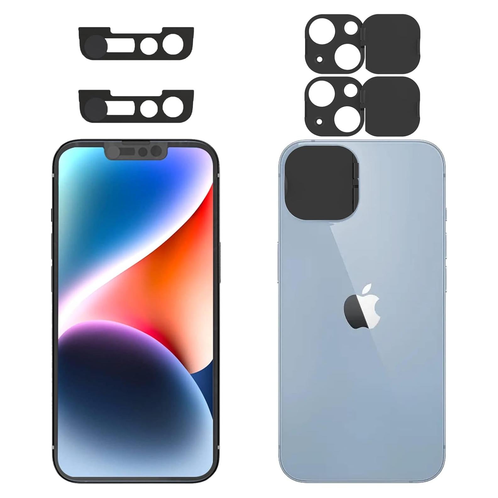 Cubierta de Privacidad para Cámara Frontal iPhone 14/14 Plus - 2 Pack