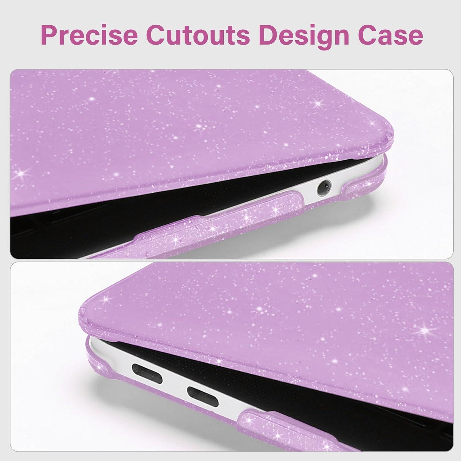 Funda Dura MOSISO para MacBook Air 13" M1 2018-2022 Púrpura