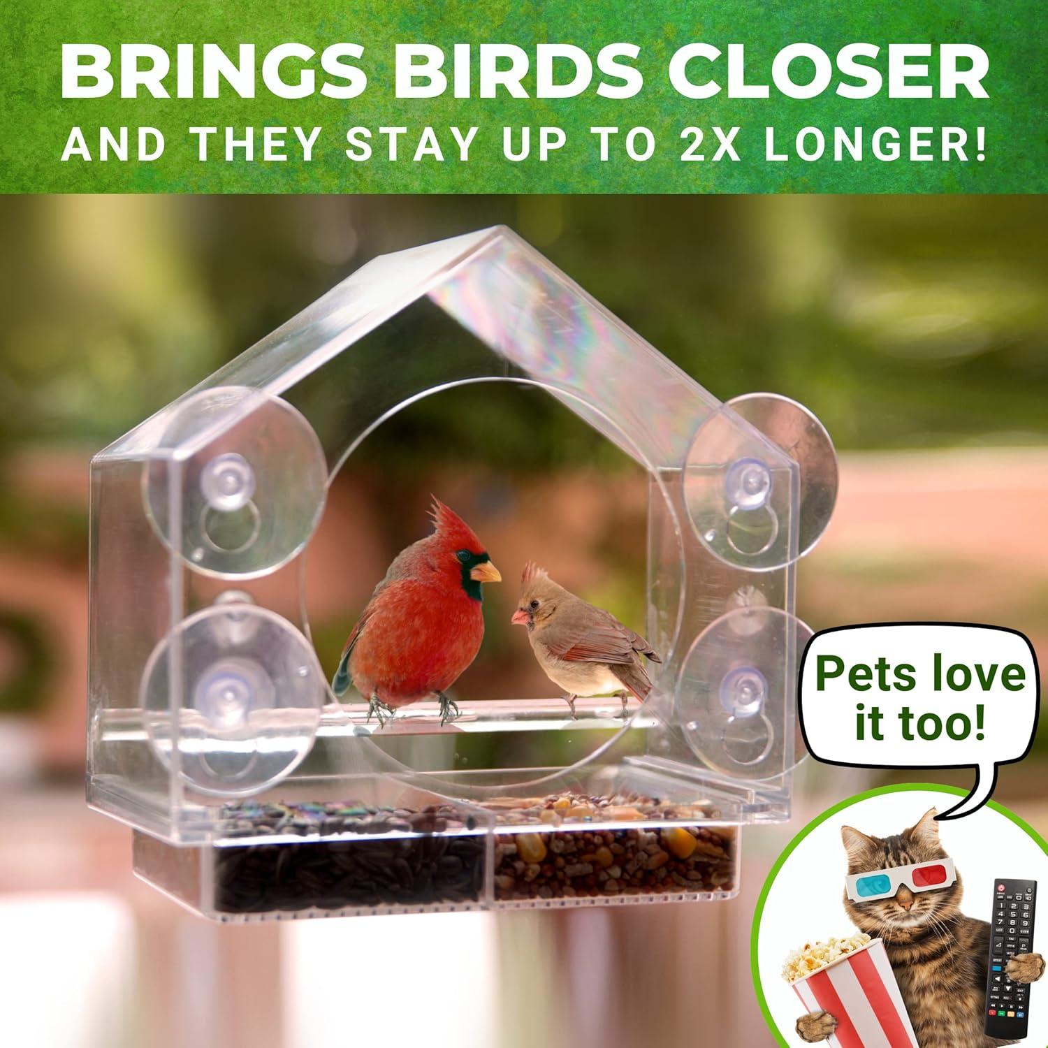 Comedero para Aves de Ventana Nature Anywhere BIV-GIFT 425g