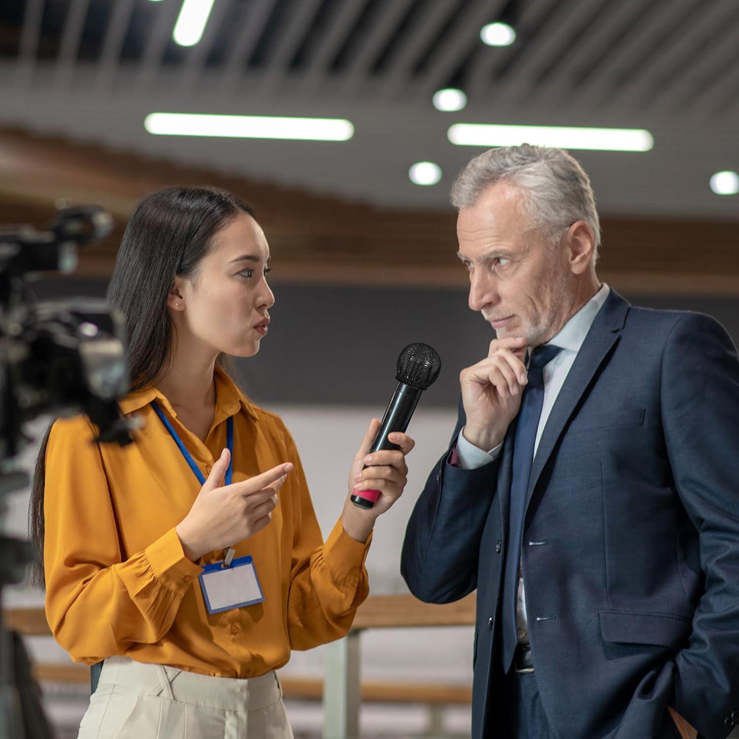 600 Fundas Desechables para Micrófono KEJJNYER - Paraviento Negro