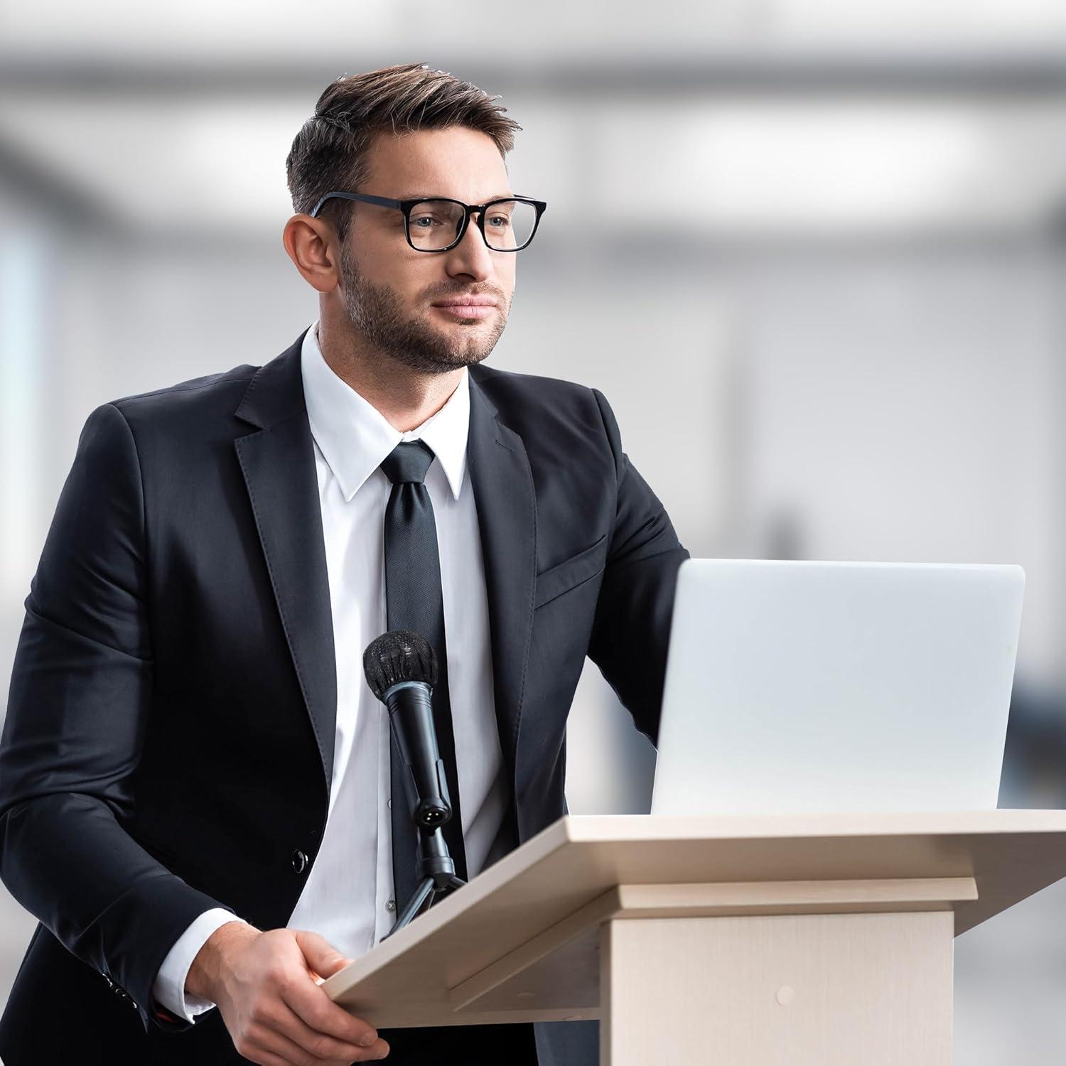 600 Fundas Desechables para Micrófono KEJJNYER - Paraviento Negro