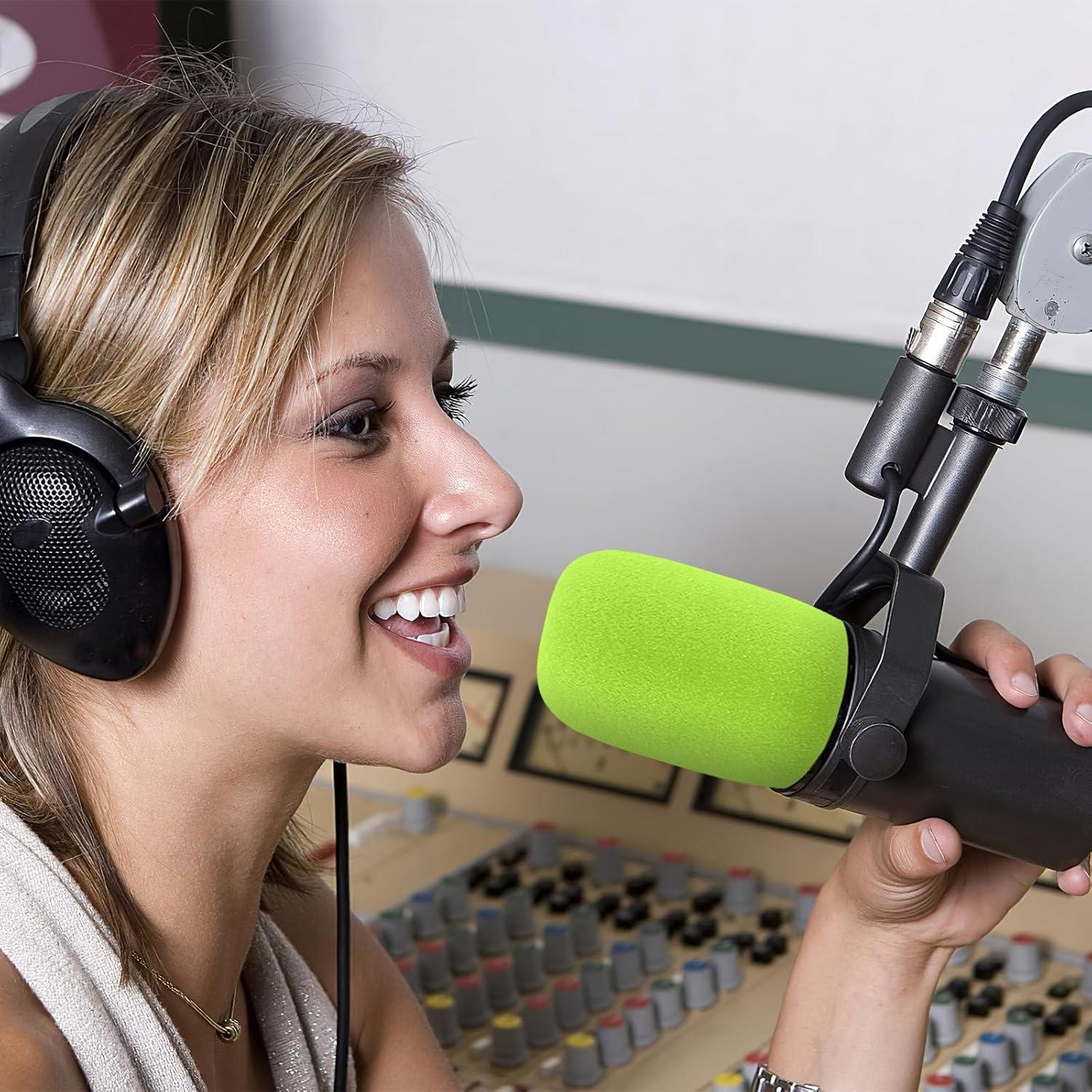 Fundas de Micrófono de Espuma Prasacco 6 Pcs Coloridas