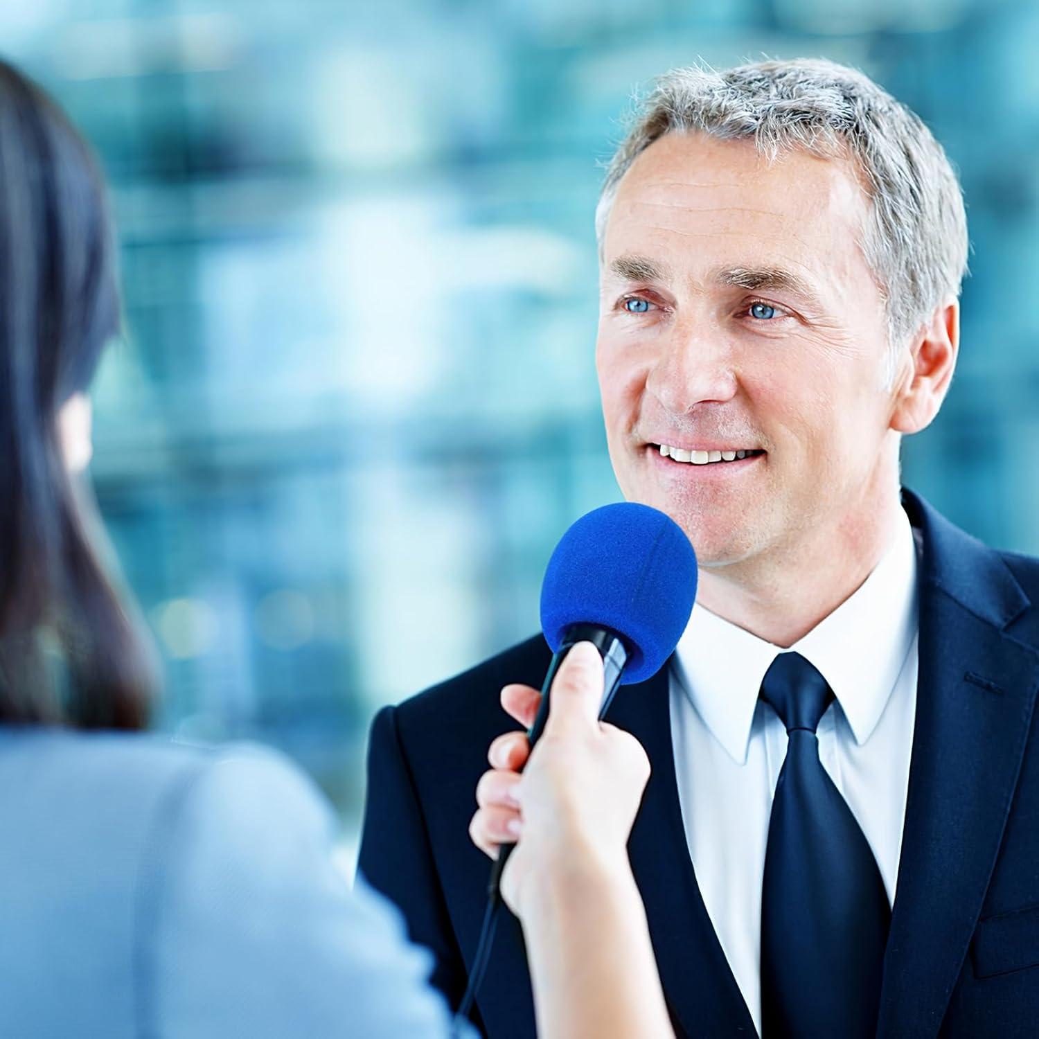 Fundas de Micrófono de Espuma Prasacco 6 Pcs Coloridas