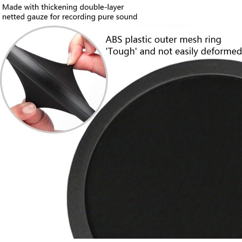 Filtro a prueba de viento y spray para micrófono Blue Yeti 15.24 cm