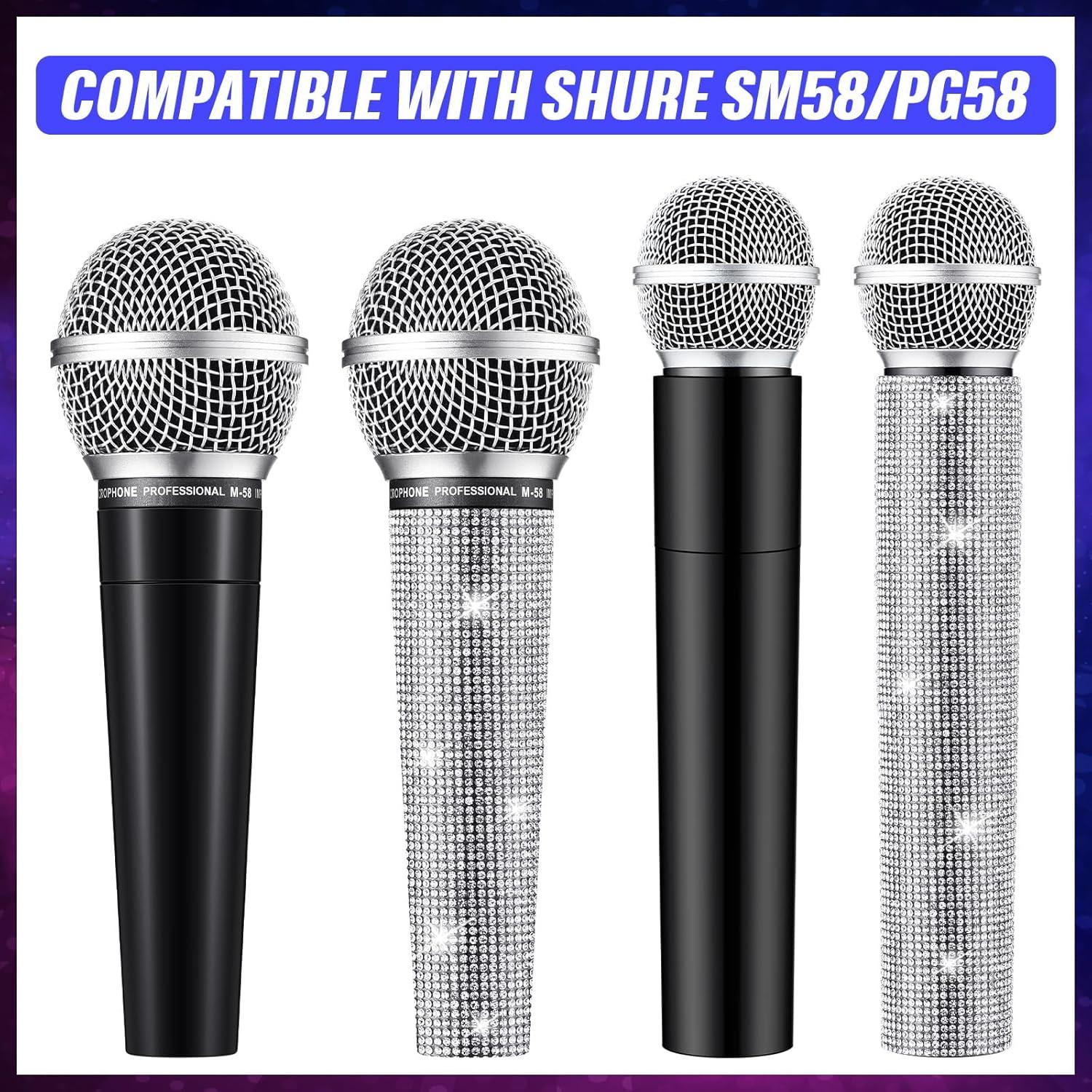 Calcomanías Adhesivas para Micrófono Remuuly 3 Pcs Plata