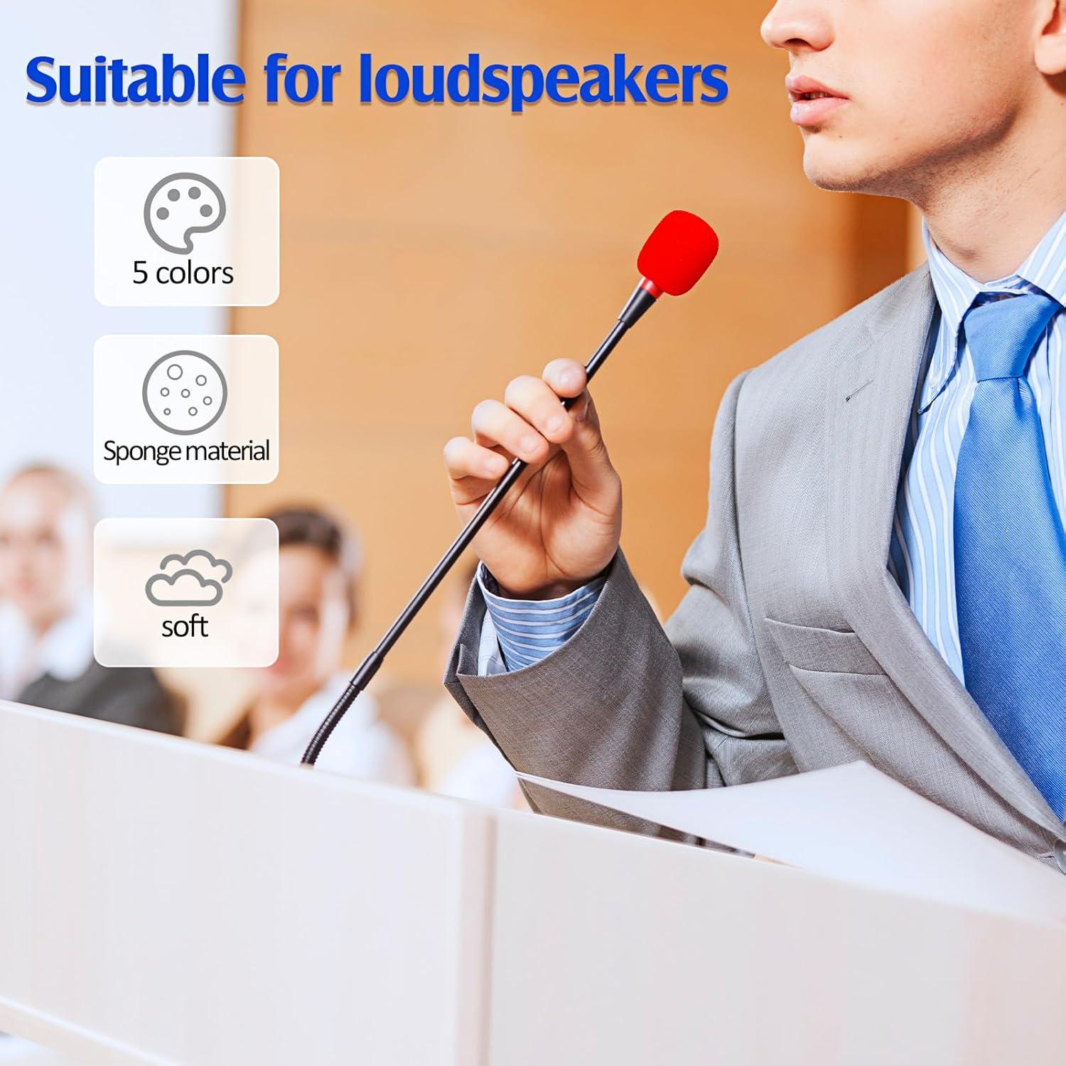 30 Fundas de Espuma para Micrófono Lavalier Juexica - 5 Colores