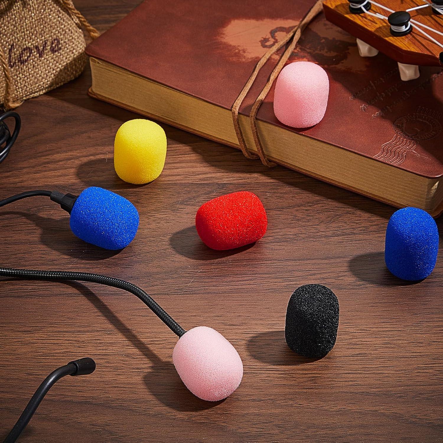 30 Fundas de Espuma para Micrófono Lavalier Juexica - 5 Colores