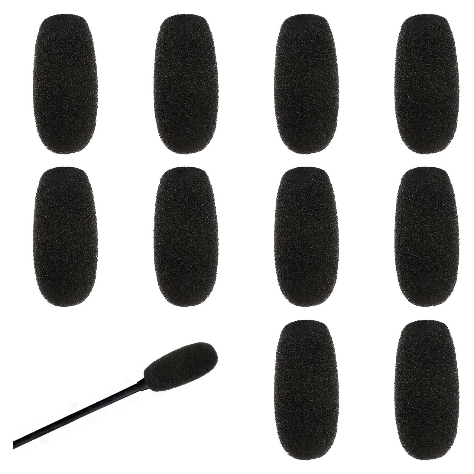 10 Fundas de Micrófono Espuma Alta Densidad Protección