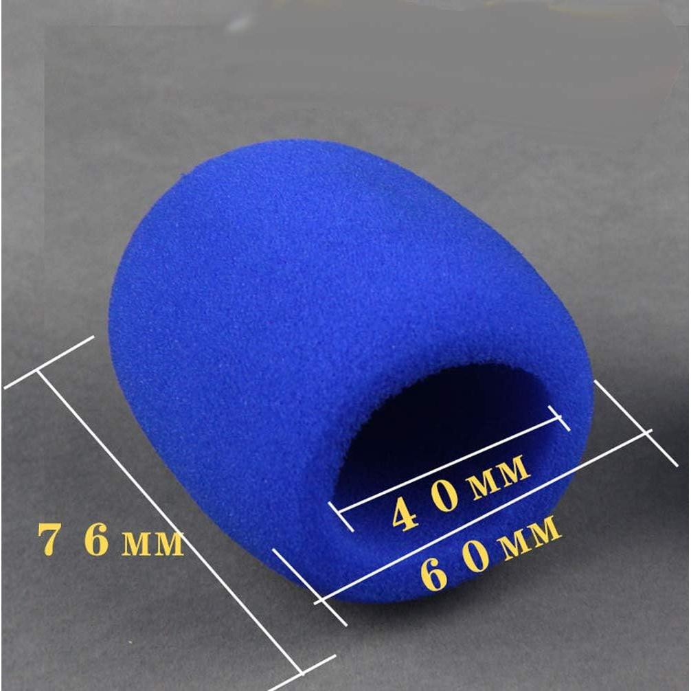 12 Piezas Filtro Antivibración Micrófono Espuma Silicona