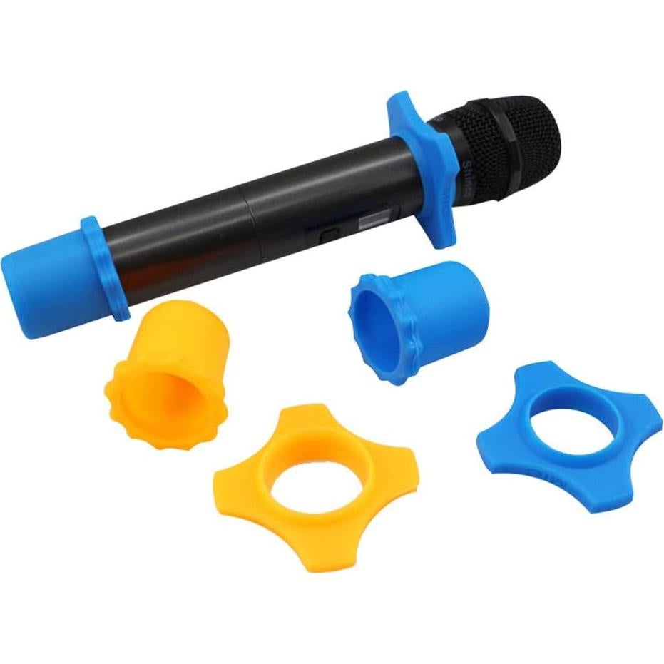 12 Piezas Filtro Antivibración Micrófono Espuma Silicona