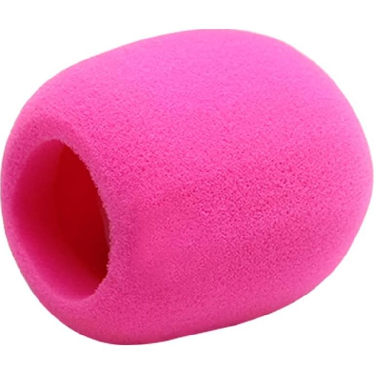 Funda de Micrófono Espuma Fielect 5 Piezas Rosa 55x70mm