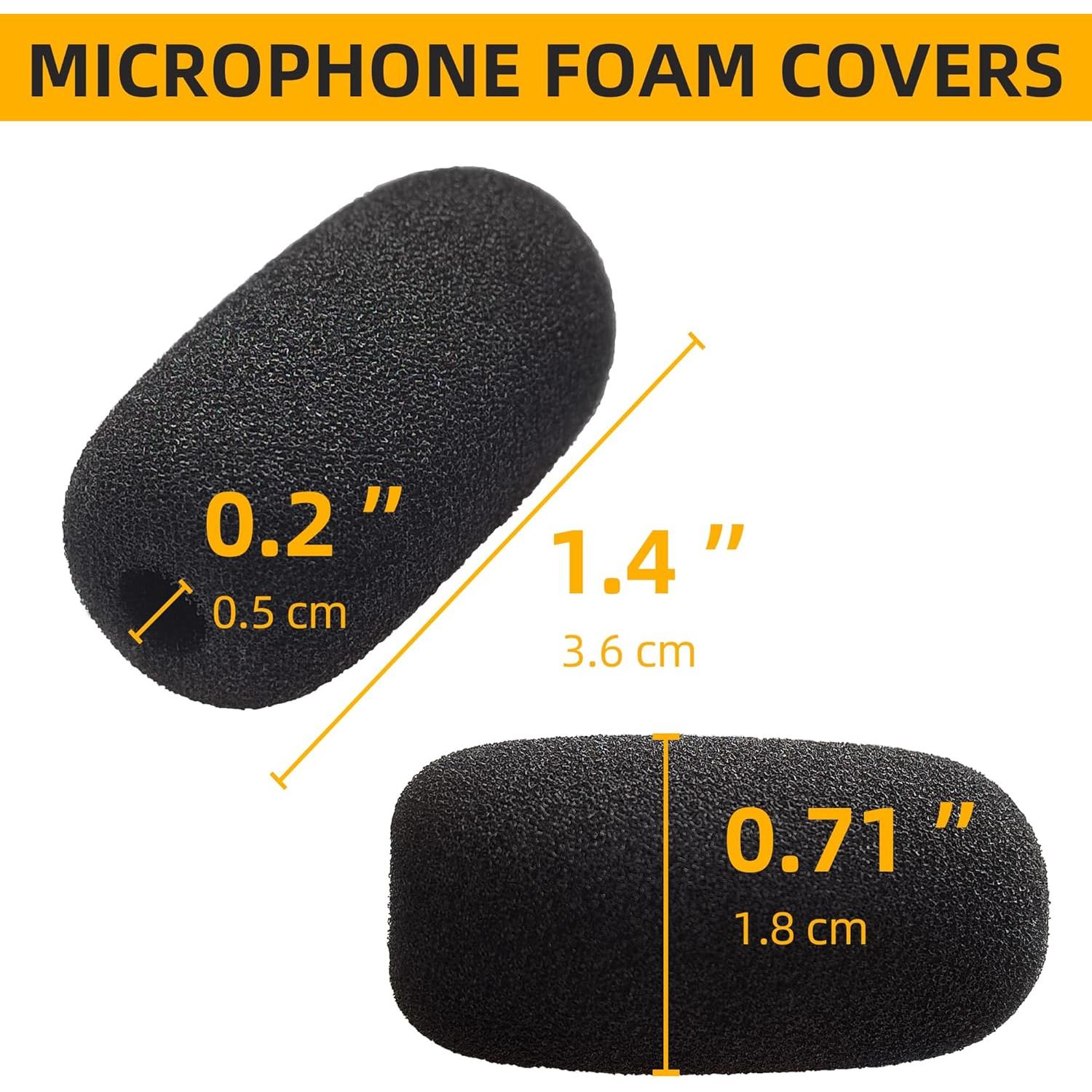 Paquete de 10 pantallas de espuma para micrófonos lavalier VPO-MW