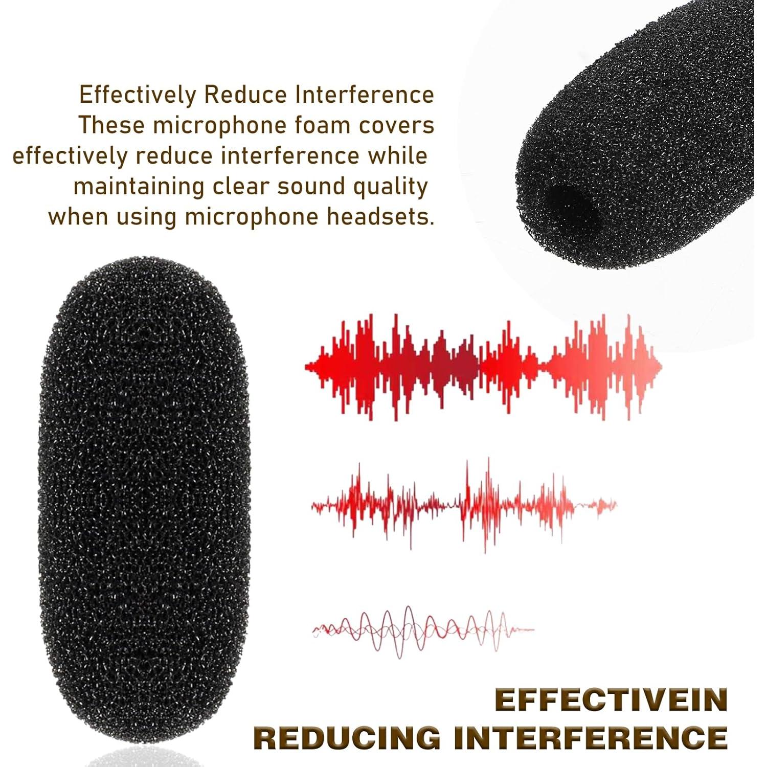 Paquete de 12 Cubiertas de Espuma para Micrófono Bremorou