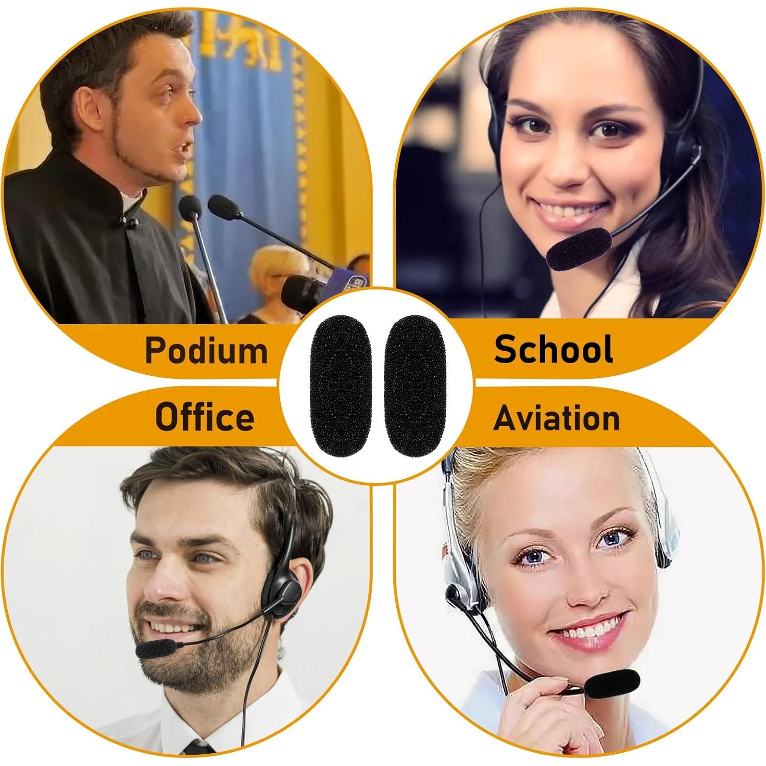 Paquete de 12 Cubiertas de Espuma para Micrófono Bremorou