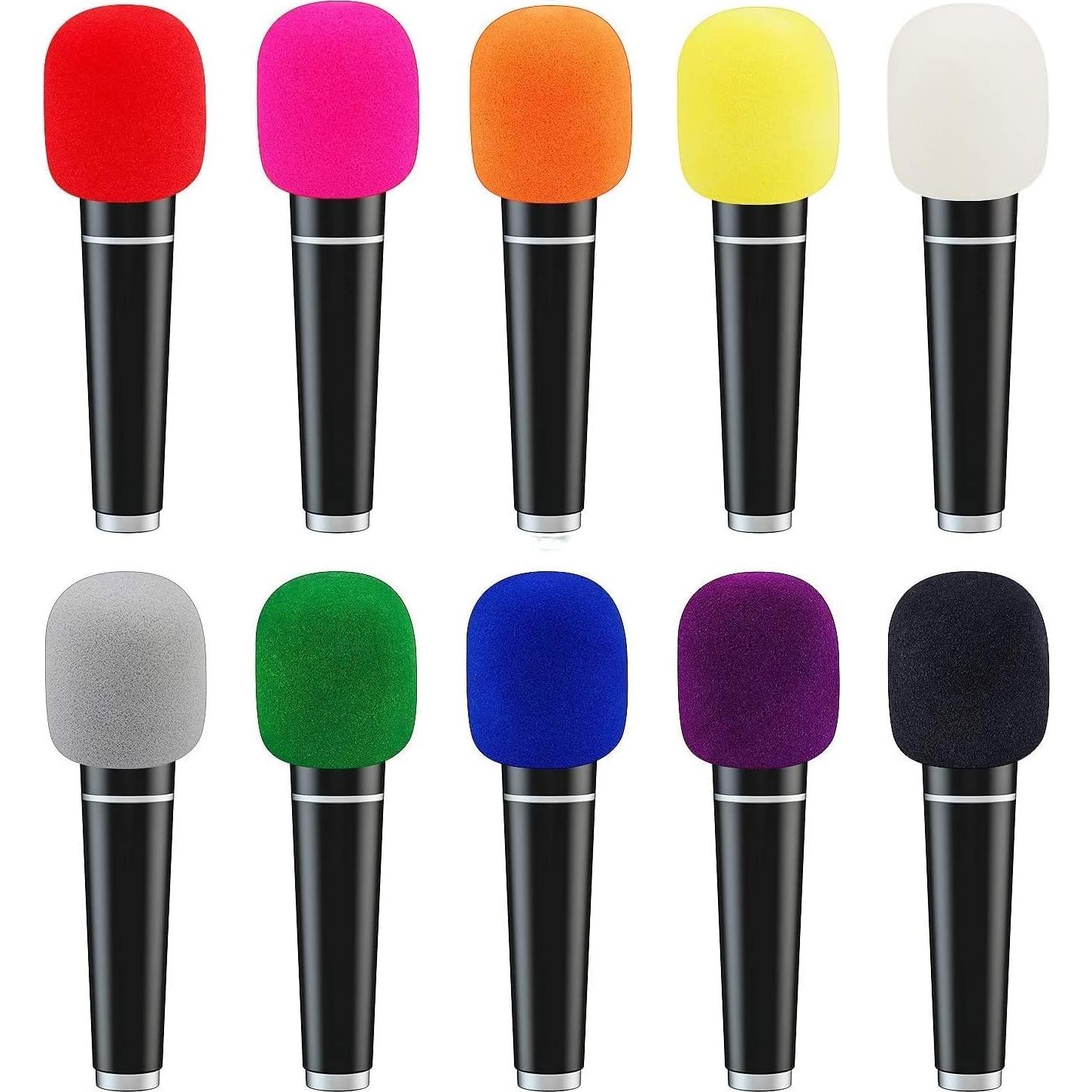 Funda de Micrófono Espuma Fielect Verde - 2 Piezas 62x70mm