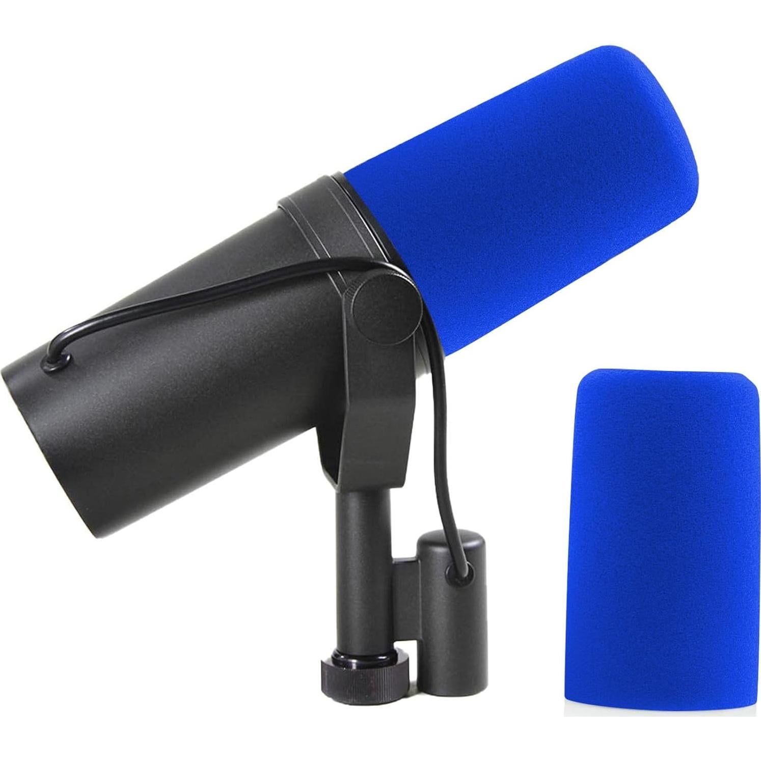 Filtro Pop LEFXMOPHY para micrófono Shure SM7B - Windsock Azul