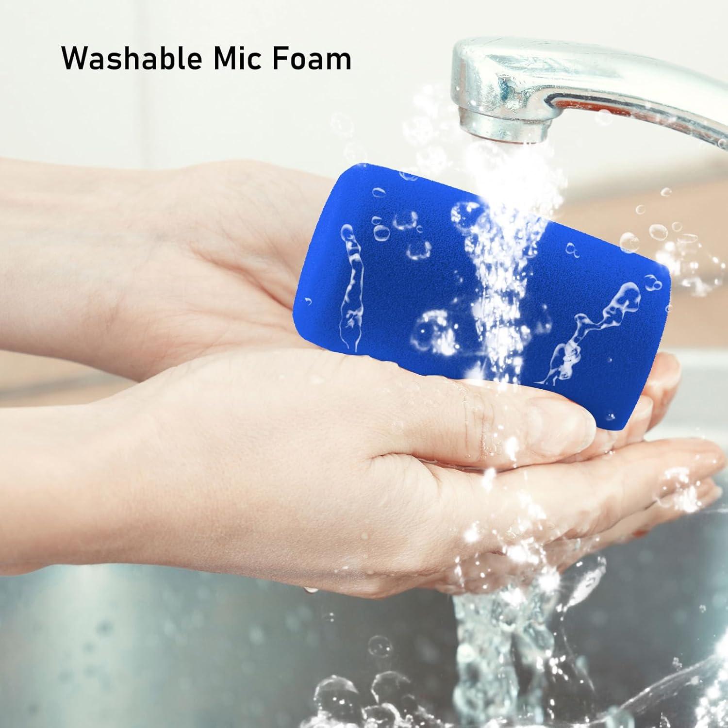 Filtro Pop LEFXMOPHY para micrófono Shure SM7B - Windsock Azul