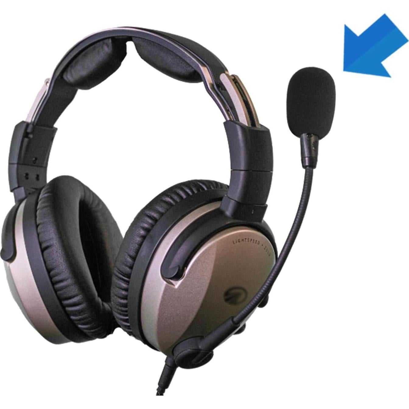 Cubiertas de Paraviento LEFXMOPHY para Auriculares Lightspeed Zulu