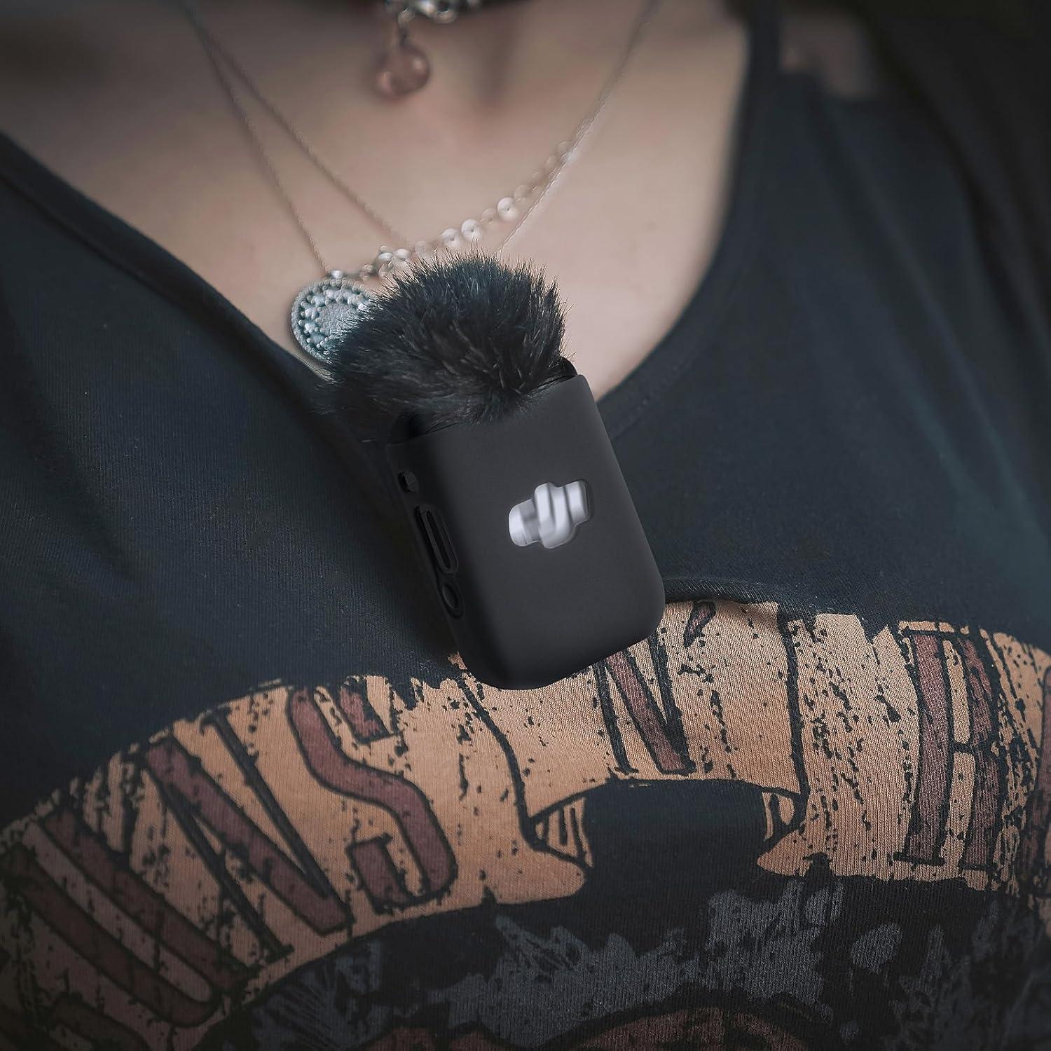 Funda protectora de silicona Geekria para micrófono DJI Mic 2 - 2 unidades