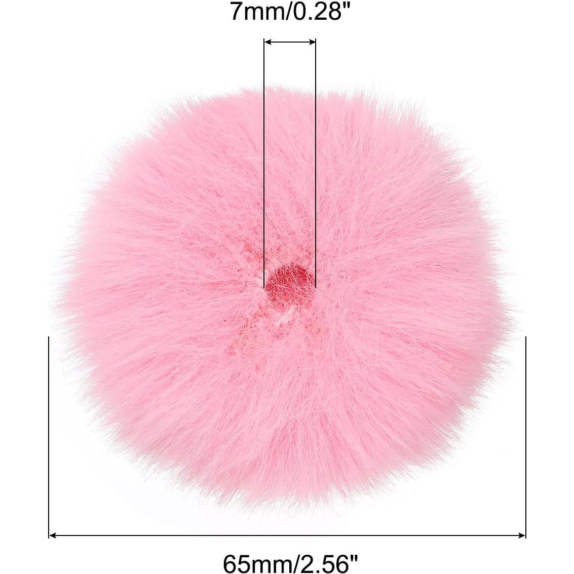 Funda de Micrófono Peluda PATIKIL Rosa 7mm x 65mm