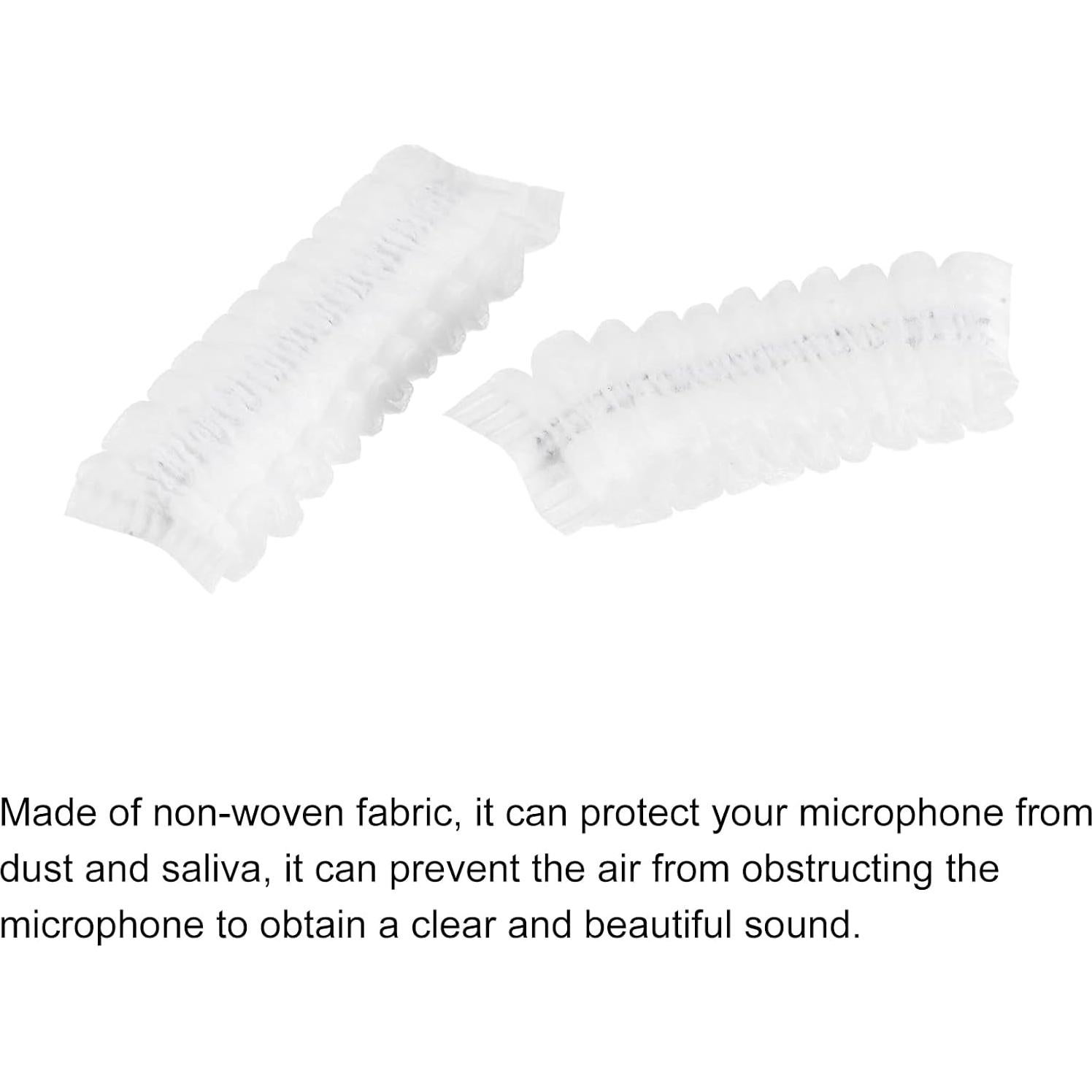 Funda desechable para micrófono MECCANIXITY - 50 unidades