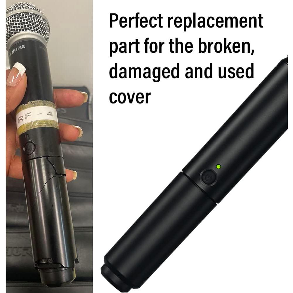 Cubierta de Batería Inalámbrica Good-cap para Shure BLX2/BLX288 - SM58/Beta 58/Beta 87, Paquete de 2