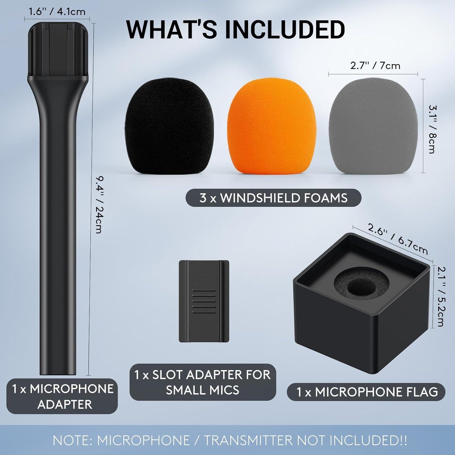 Adaptador de Mano TONOR TP20 para Micrófono Lavalier Inalámbrico