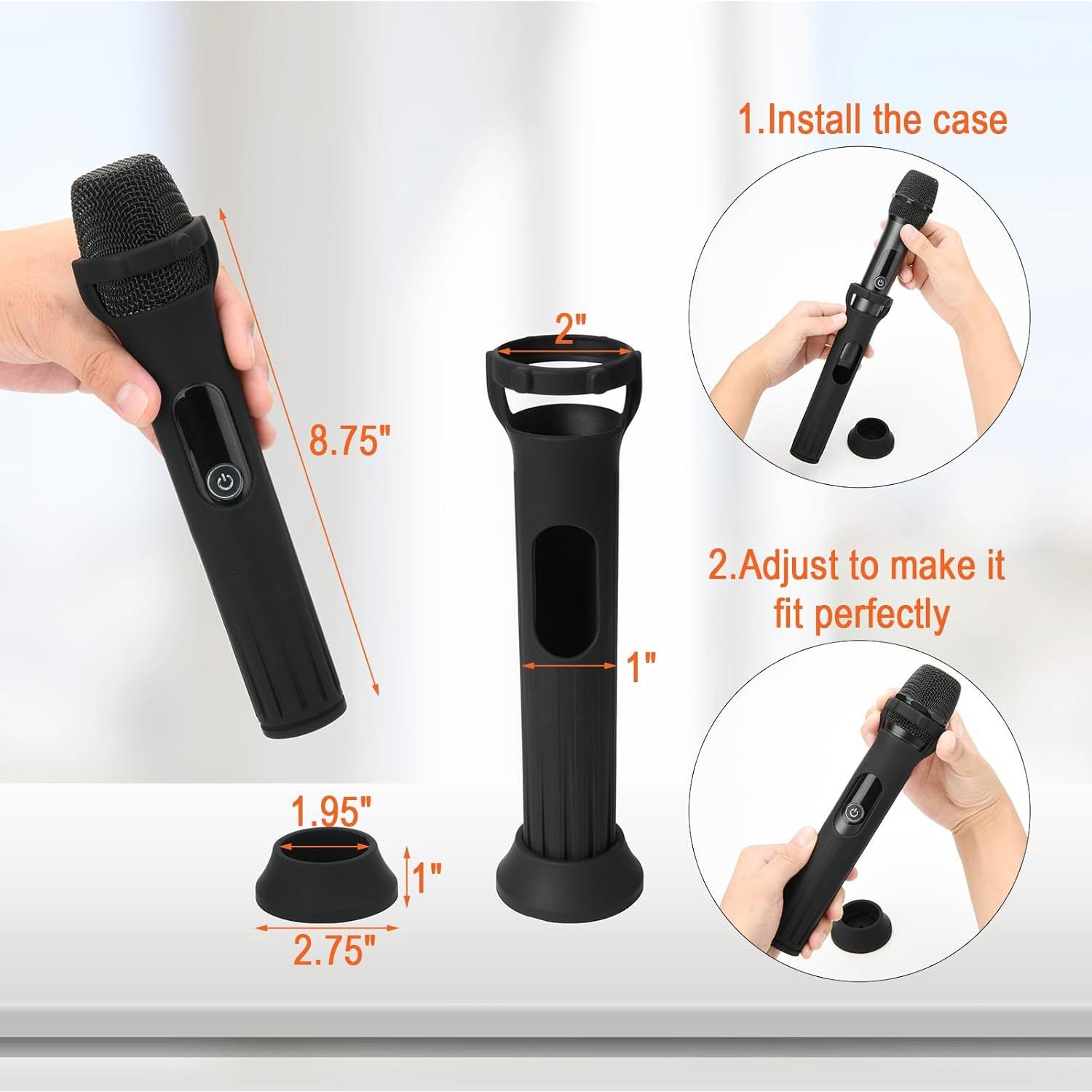 Funda de Silicona TXEsign para Micrófono Inalámbrico JBL - 2 Unidades