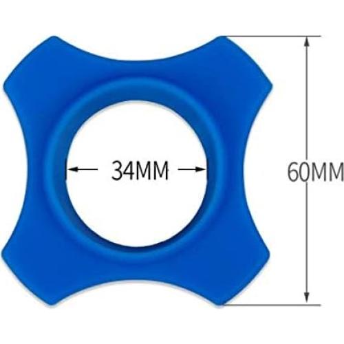 4 Anillos Antideslizantes de Goma para Micrófono - Protección