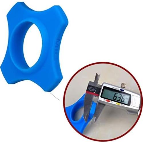 4 Anillos Antideslizantes de Goma para Micrófono - Protección