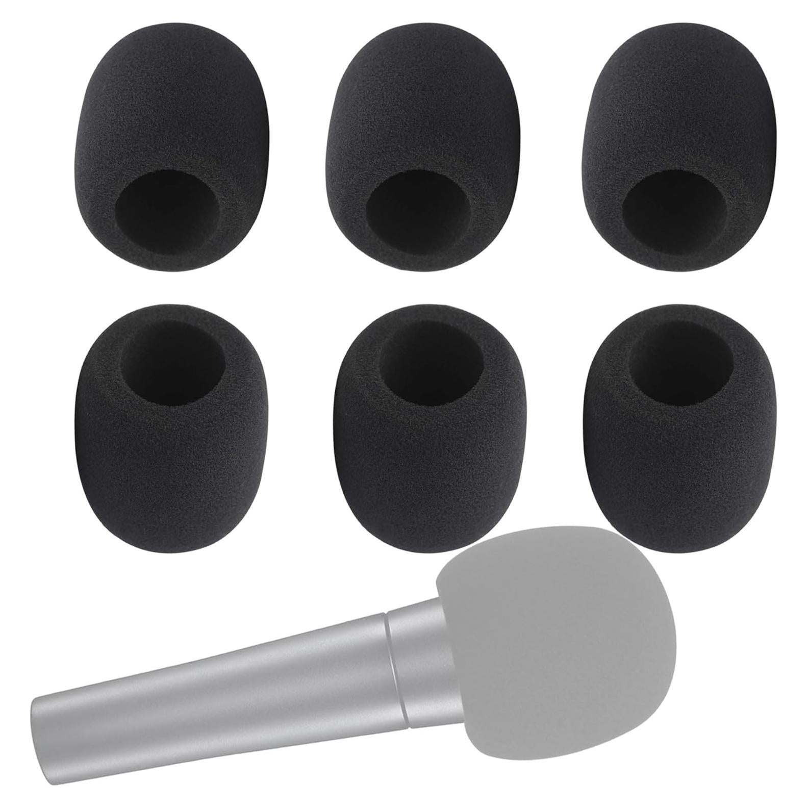 Juego de 6 fundas de espuma para micrófono HIYANCO