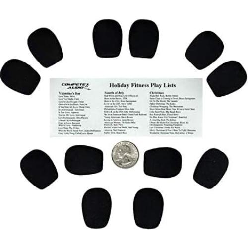 Funda de micrófono lavalier Compete Audio CA12 - Paquete de 12